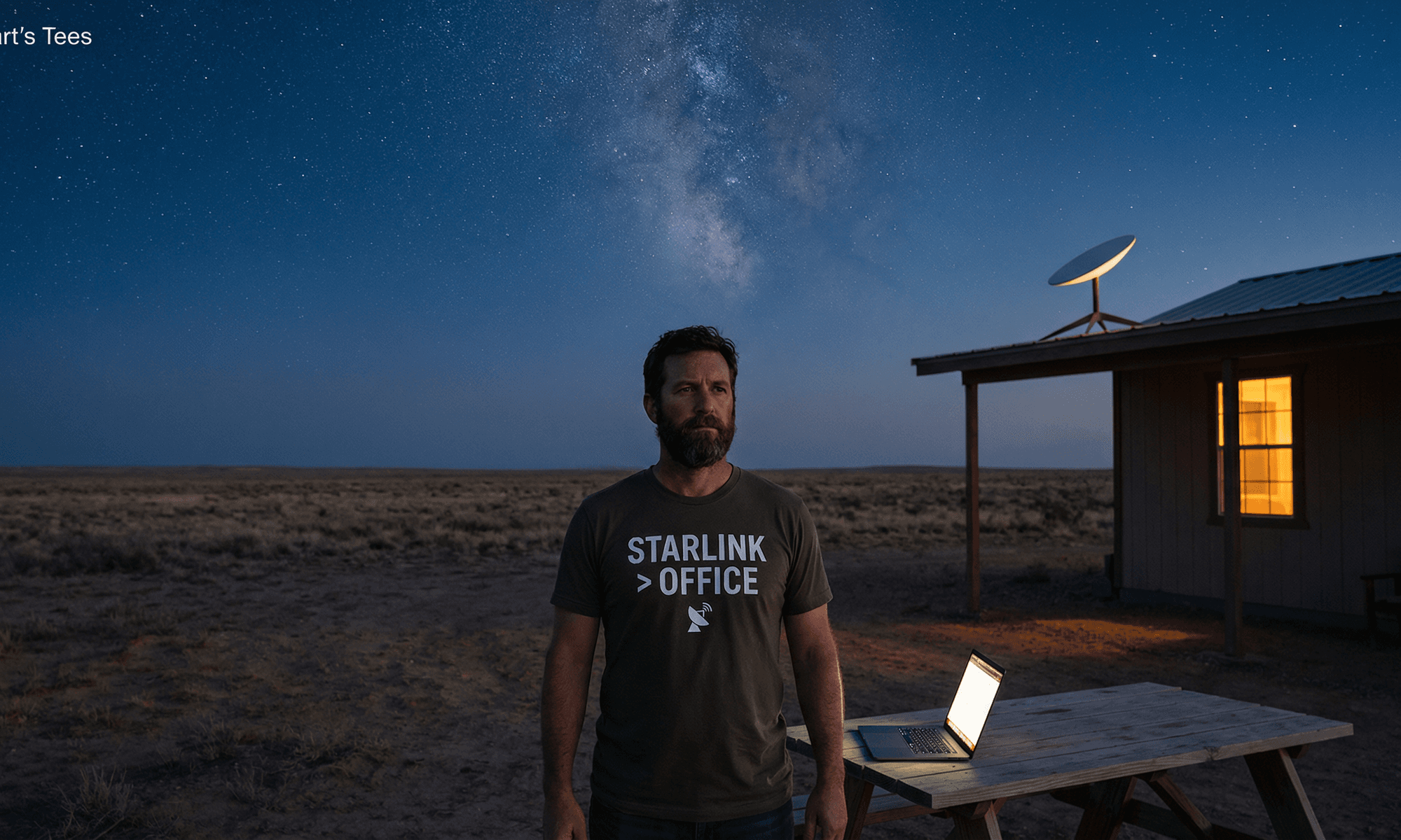 Desert scene used for the silence campaign